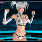 【３Ｄエロアニメ】銀髪ツインテールな女の子がエロい格好で腰振りダンスしてるだけなので舐めまわすように観賞する